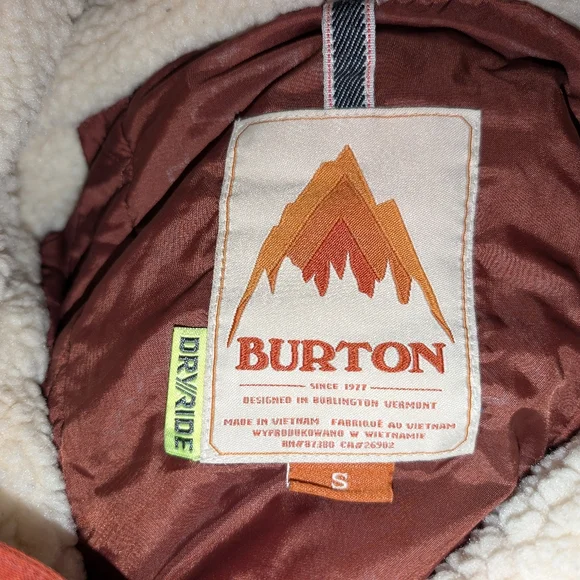 Burton Prowess Stone Age Snow Board Jacket Ladies Small - Picture 5 of 16